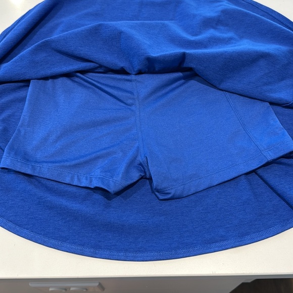 Old Navy CloudComfy Skort Extra High Waisted Crayon Blue Bike Shorts - Picture 14 of 16